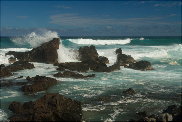 Coastline & breakers